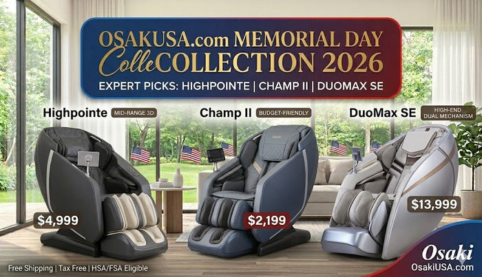 OsakiUSA.com Memorial Day Sale 2026: The Ultimate Guide to Every Budget (High-End, Mid, & $2,000 Tier)