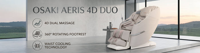 Beyond Heat: Introducing Waist Cooling Technology with the New Osaki Aeris 4D Duo
