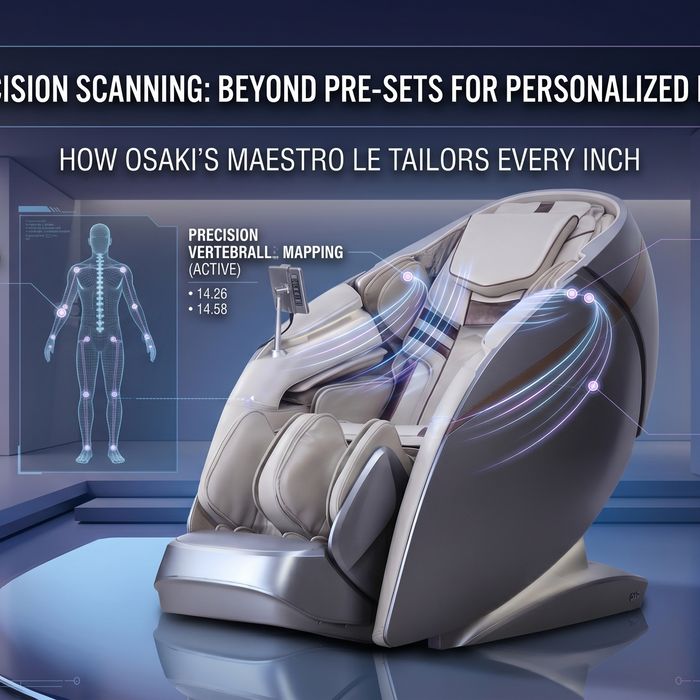 Osaki massage chair body scanning technology