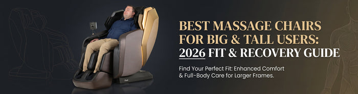 Best Massage Chairs for Big & Tall Users: 2026 Fit & Recovery Guide