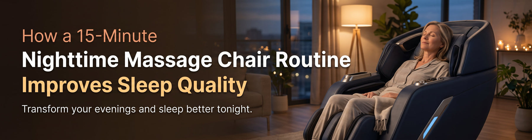 How a 15-Minute Nighttime Massage Chair Routine Improves Sleep Quality