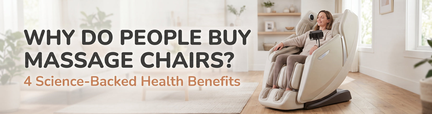 Why Do People Buy Massage Chairs? 4 Science-Backed Health Benefits