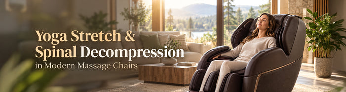 Yoga Stretch & Spinal Decompression in Modern Massage Chairs