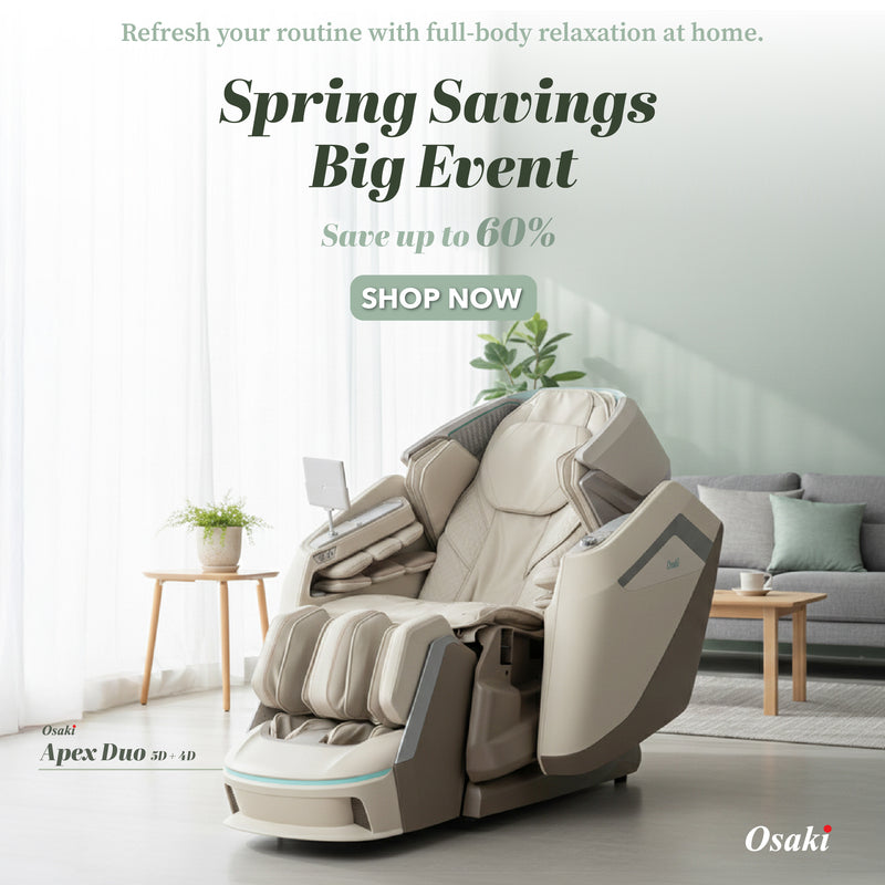 Spring Savings Big Event - Save up to 60% - Shop Now. Refresh your routine with full-body relaxation at home.