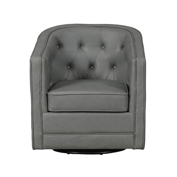 Caddo Swivel Chair [Leathaire]