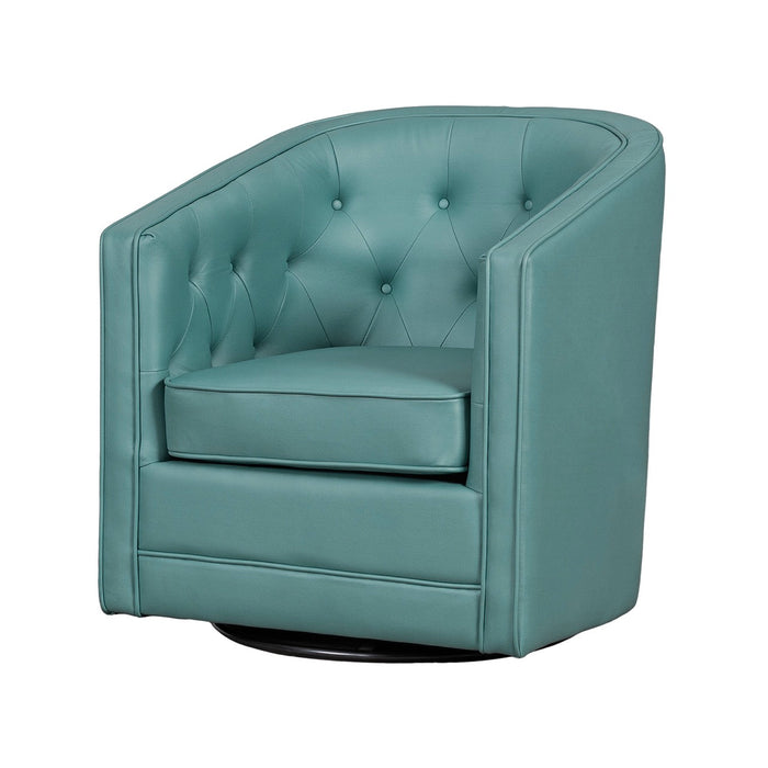 Caddo Swivel Chair [Leathaire]