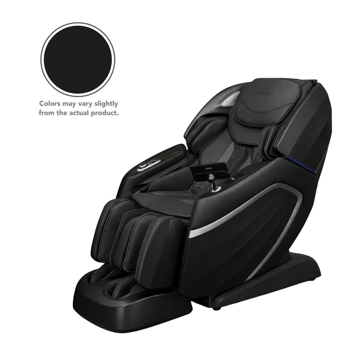 Osaki Titan Emperor II 4d massage chair in a premium home theater room setting, showcasing the best massage chair features including full body air compression and luxury zero gravity recline.