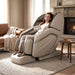Osaki Titan Emperor II 4d massage chair in a premium home theater room setting, showcasing the best massage chair features including full body air compression and luxury zero gravity recline.