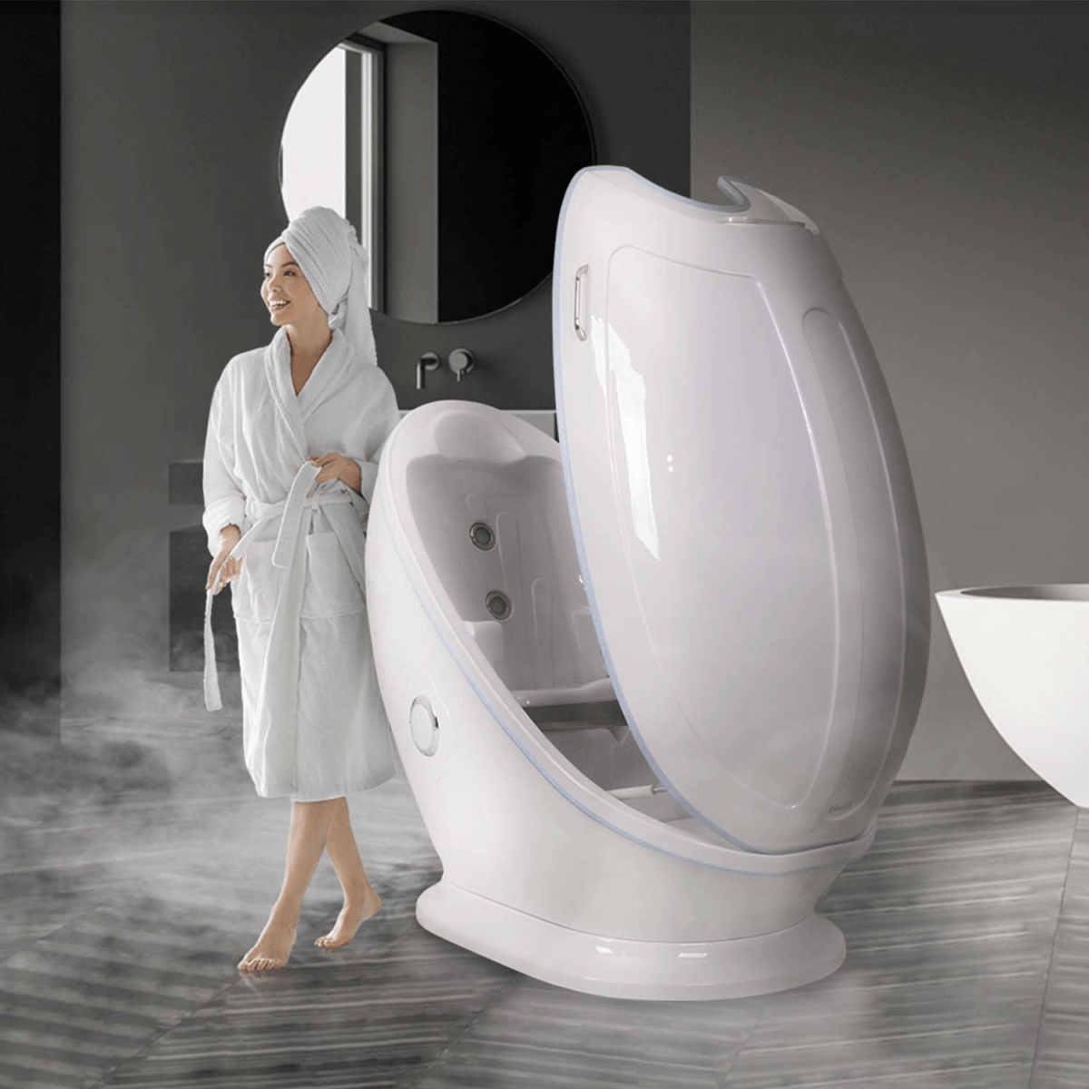 SUN BUBBLE SPA CO2 炭酸泉発生装置 本体　2台 LK-219B Spa Capsule | Titan Massage Chairs — Official Osaki