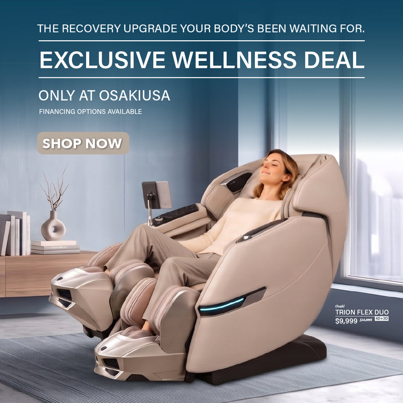 The recovery upgrade your body's been waiting for. EXCLUSIVE Wellness deal only at osakiusa fanancing options available - shop now