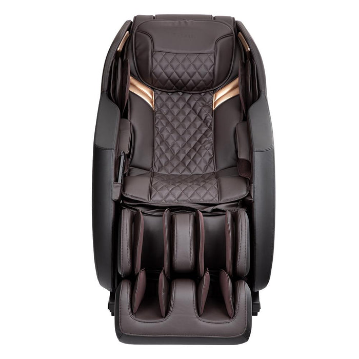 Titan 3D Prestige Massage Chair -  Brown color Front Angle 