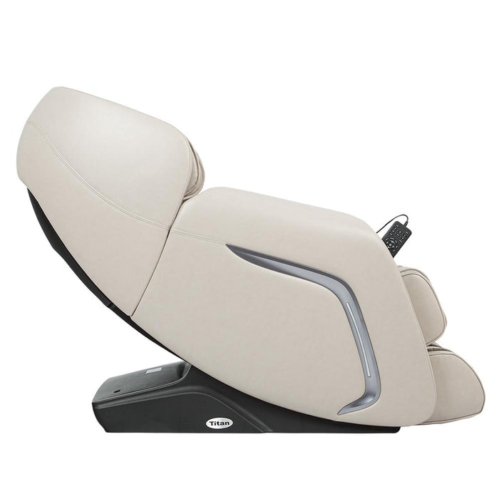 Titan TP-Cosmo 2D Massage Chair - Taupe Side angle