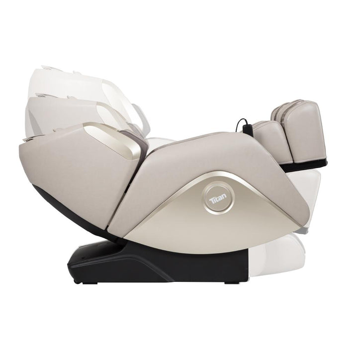 Titan Elite 3D Massage Chair - Taupe color 3 Steps of Zero Gravity positions
